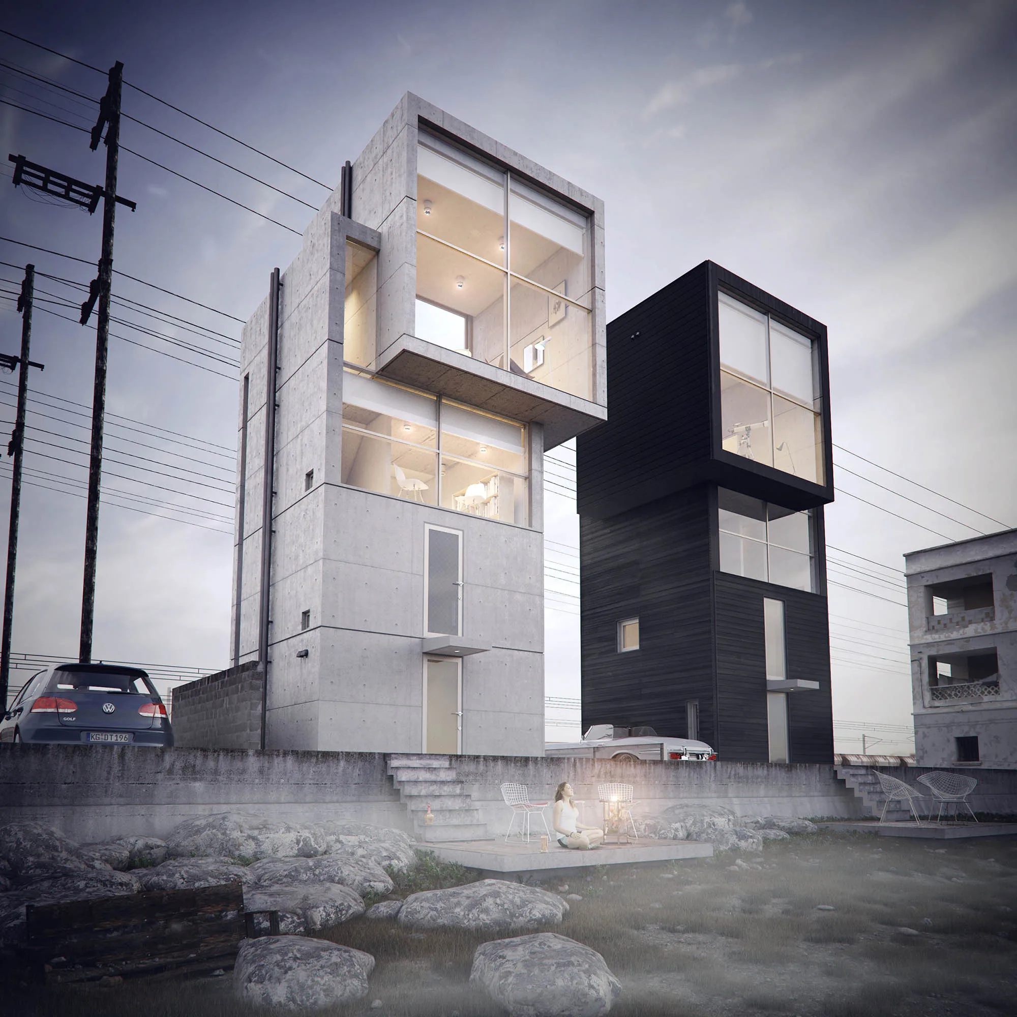 Interior architectural visualization by Imabox
