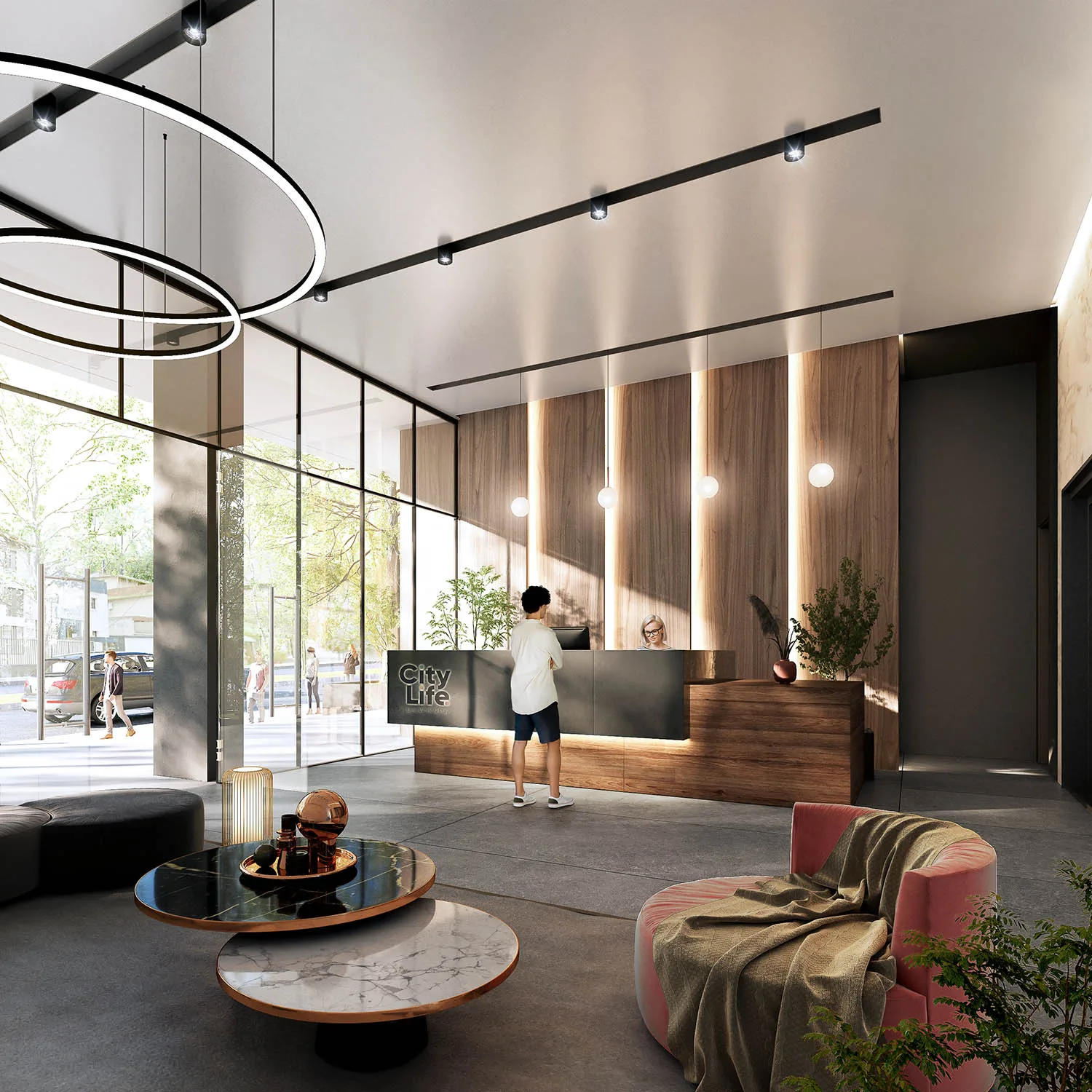 Poetic interior render architectural visualization