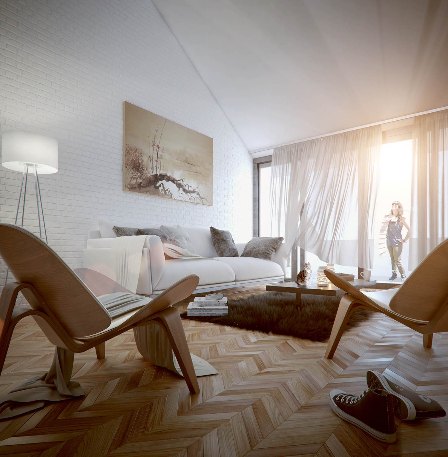 Hunting Hotel bedroom