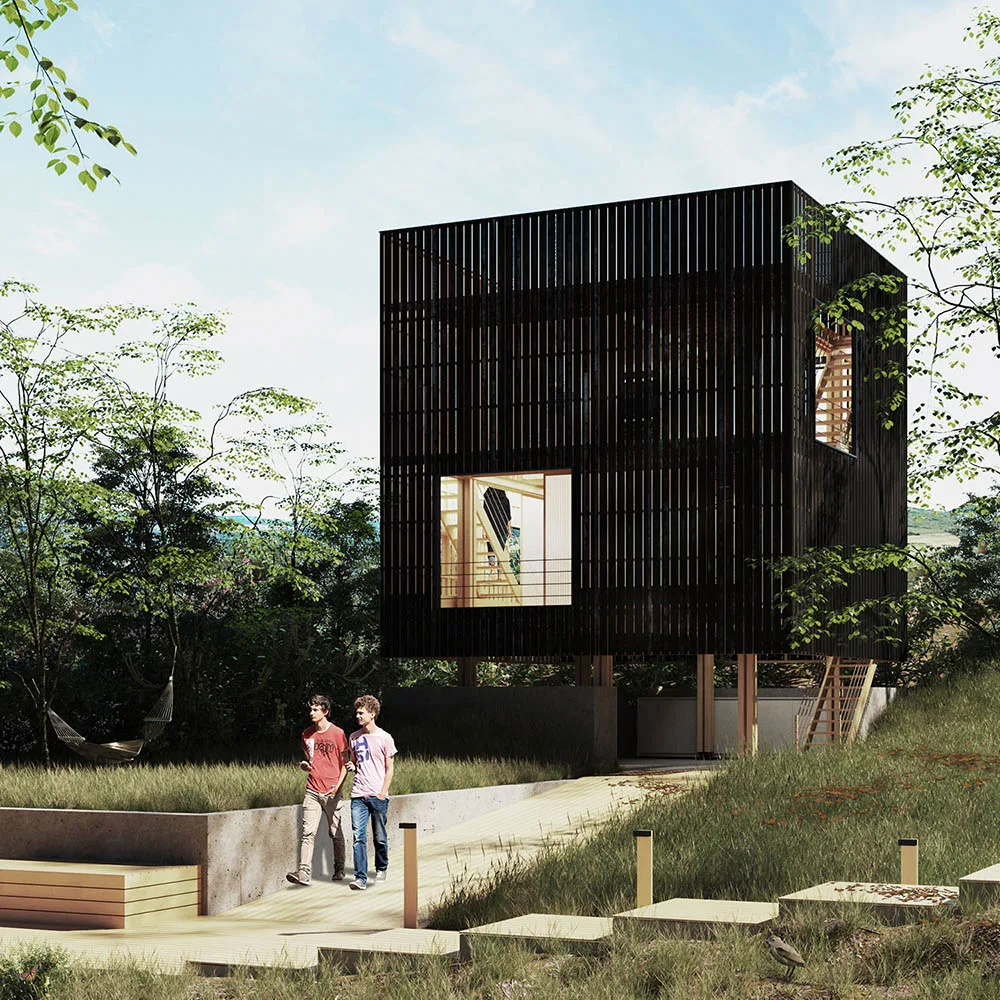 Laboratory competition architectural render